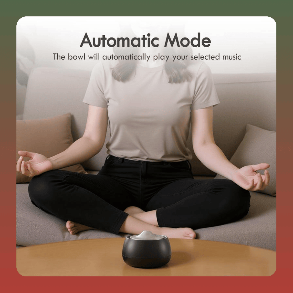 Rechargeable Electronic Tabletop Singing Bowl