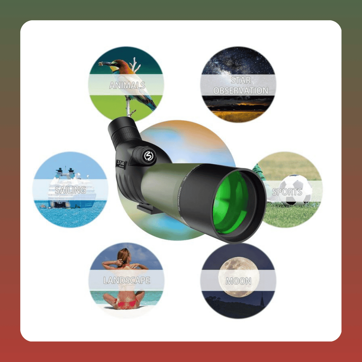 25-75x60 Spotting Scope with Tripod