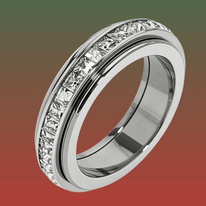 Titanium Steel Spinner Fidget Band Ring